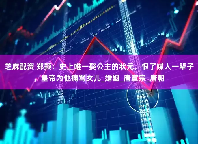 芝麻配资 郑颢：史上唯一娶公主的状元，恨了媒人一辈子，皇帝为他痛骂女儿_婚姻_唐宣宗_唐朝