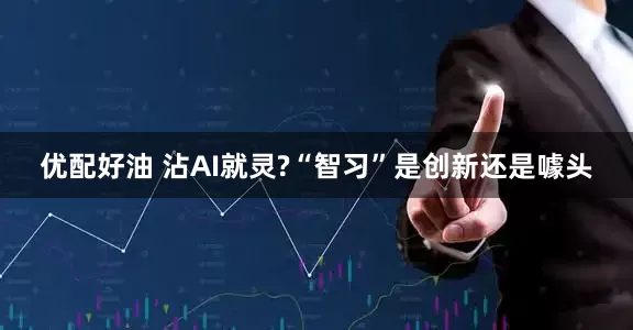 优配好油 沾AI就灵?“智习”是创新还是噱头