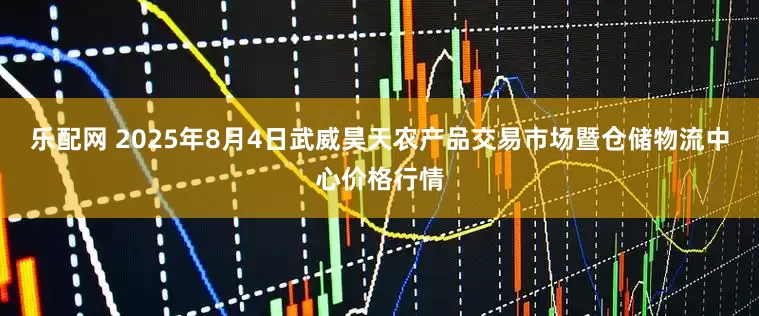 乐配网 2025年8月4日武威昊天农产品交易市场暨仓储物流中心价格行情